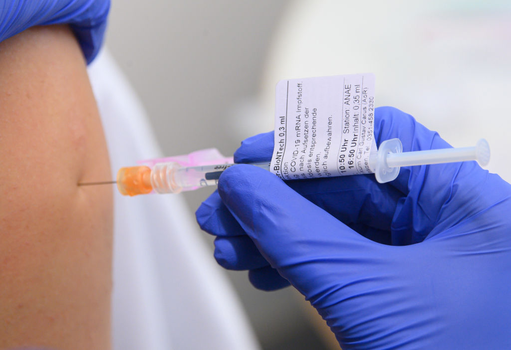 Coronavirus - booster vaccination at the University Hospital Dresden