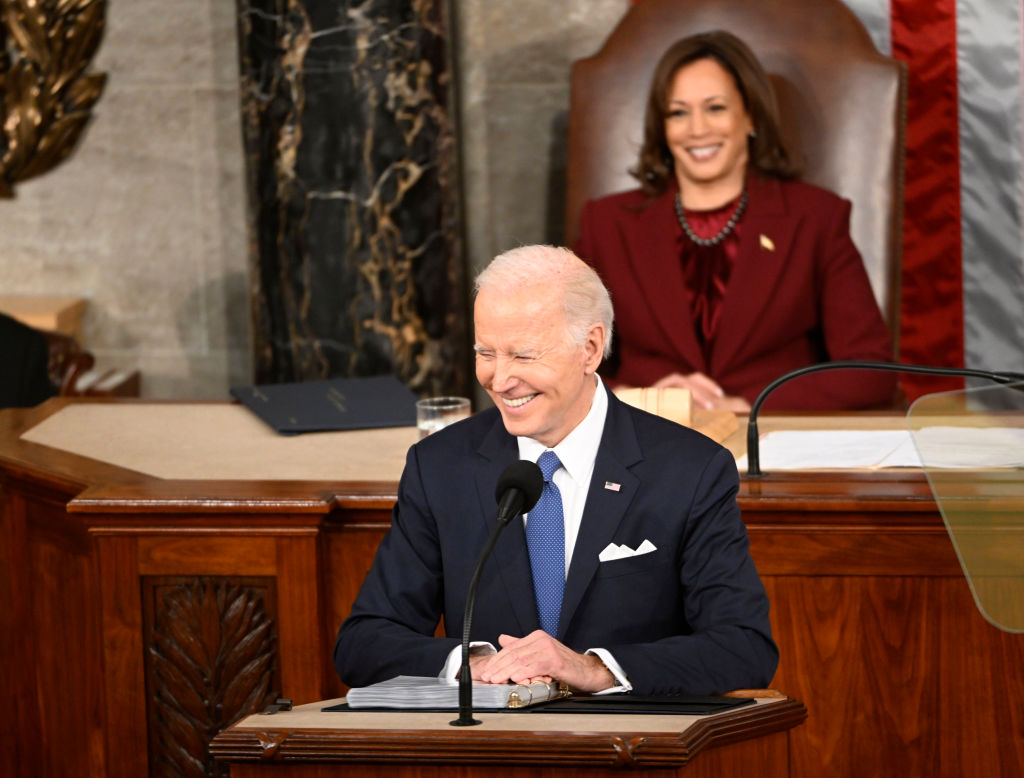 President Joe Biden delivers the State of the Union address to a joint session of Congress at the United States Capitol