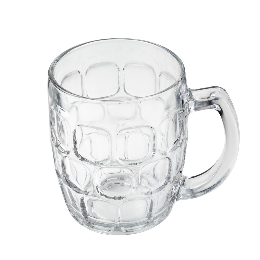 Cocktail glass. Empty beer mug isolated on a white background